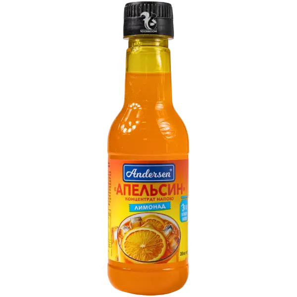 Концентрат напою Лимонад Апельсин Andersen, 200мл купити