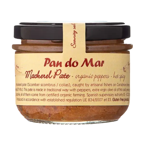 Паштет зі Скумбрії та органічної гострої паприки Pan do Mar, 125г купити