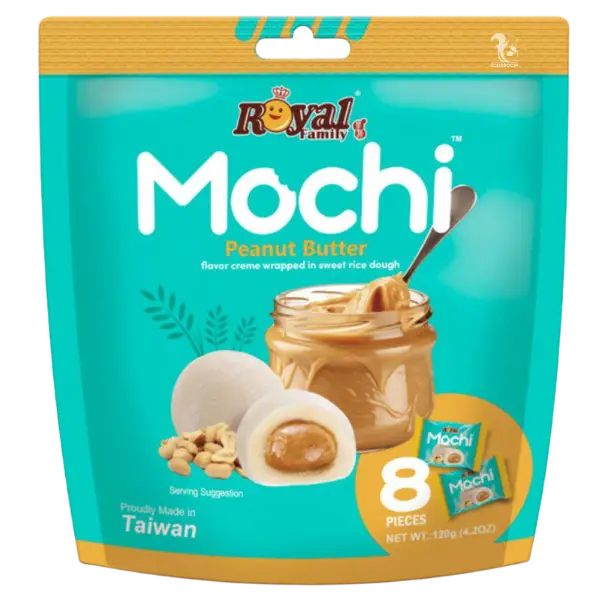 Японські тістечка Мочі Royal Арахісове масло, 120г купити