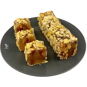 Турецький рахат-лукум №2703 з мигдалевими пластівцями, 100 г купити