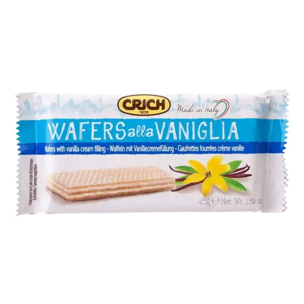 Вафлі з ваніллю Crich, 45г купити