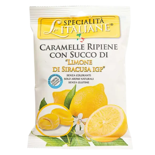 Цукерки карамельні з соком сіракузького лимона Le Specialitа Italiane, 100г купити