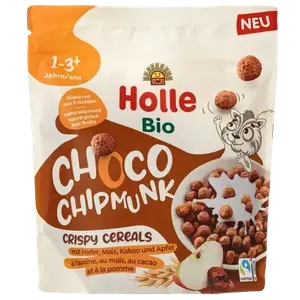 Пластівці хрусткі дитячі з шоколадом органічні Holle (з 12 місяців), 125г купити