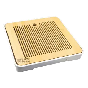 Чабань з бамбука Біла (квадрат) купити