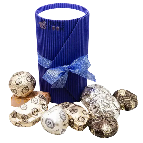 Подарунковий тубус цукерок Laurence "Blue М", 330г купити