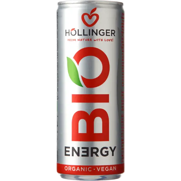 Напій середньогазований енергетичний органічний Hollinger, 250мл купити