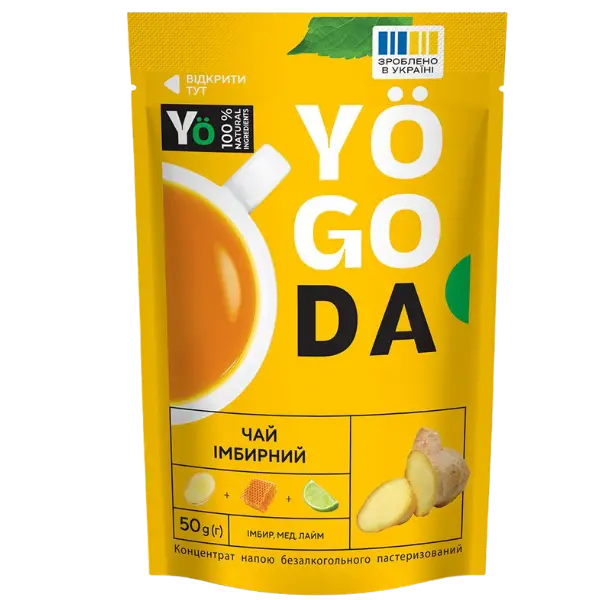 Чай концентрований Імбирний Yogoda, 50г купити