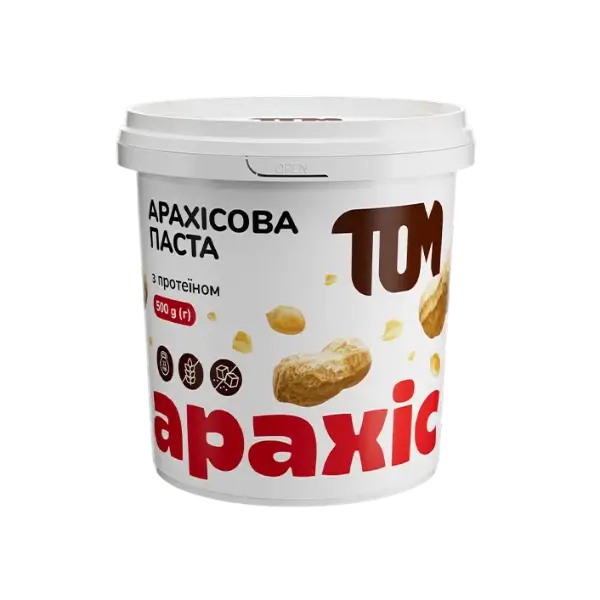 Арахісова паста з протеїном, 500г купити
