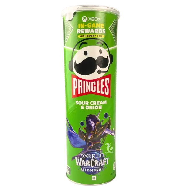 Чипси Pringles сметана з цибулею, 165г купити недорого в Україні, фото 3