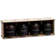 Набір чаю в дерев'яній підставці №5 (4 банки), 440г купити недорого в Україні, фото 3308