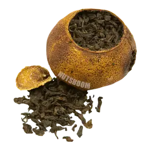 Шу Пуер чорний чай в мандарині, 300 г купити