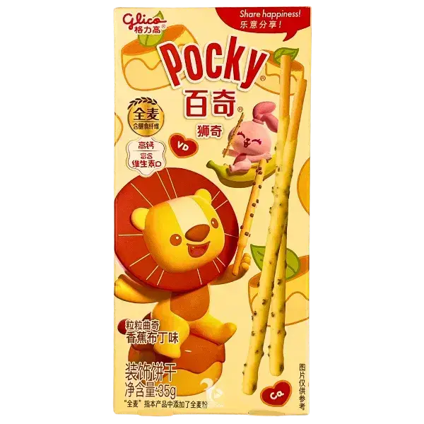 Печиво Pocky Лев зі смаком бананового пудингу, 35г купити