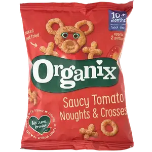 Снеки кукурудзяні Хрустики з томатами органічні Organix (з 10 місяців), 15г купити