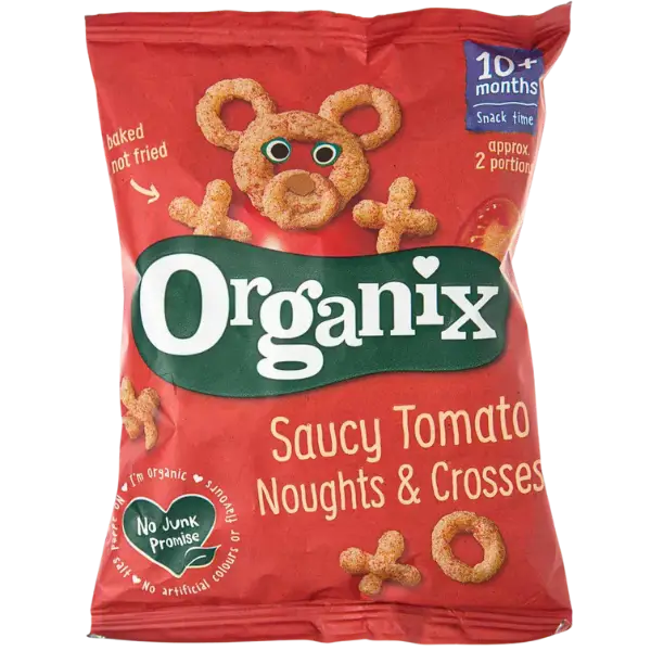 Снеки кукурудзяні Хрустики з томатами органічні Organix (з 10 місяців), 15г купити