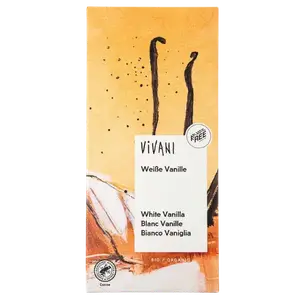 Шоколад білий органічний з ваніллю Vivani, 80г купити