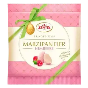 Марципанові яйця зі смаком малини Zentis, 125г купити