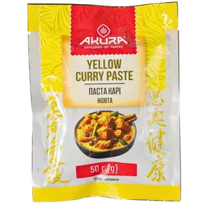 Паста Карі жовта Akura, 50г купити