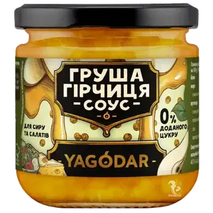 Грушевий соус з гірчицею (без цукру), 200г купити