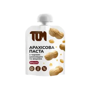 Арахісова паста з чорним шоколадом та вишнею, 64г купити