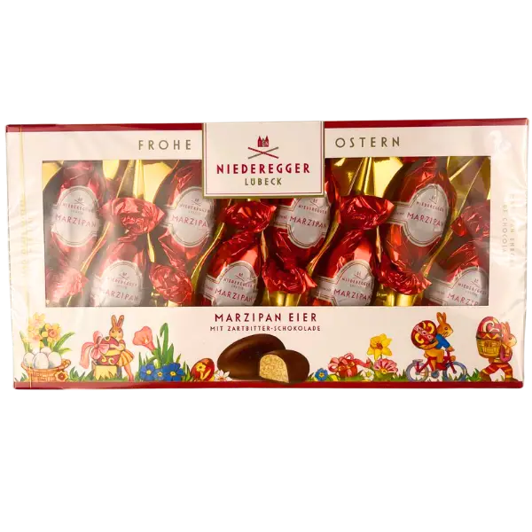 Шоколадні яйця Niederegger класичний марципан в темному шоколаді, 100г купити