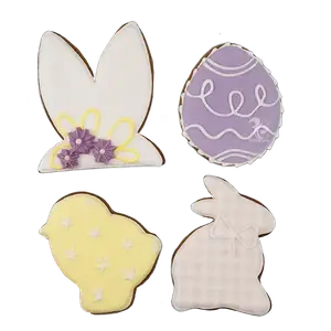 Набір імбирних пряників Великодній декор, 4шт (розмір 9х7см) купити