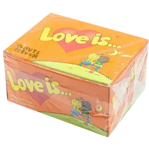 Жувальна гумка блок Love is ананас-апельсин (100шт) купити