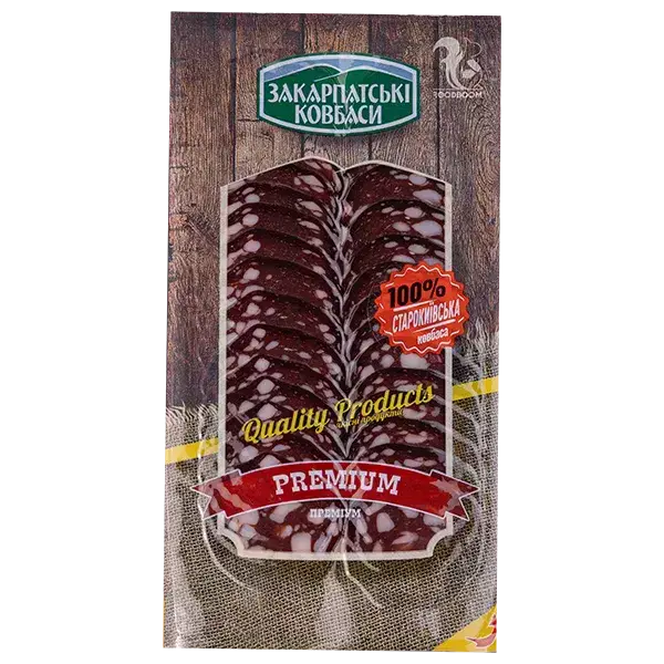 Ковбаса Старокиївська нарізка, 70г купити