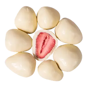 Сублімована полуниця в білому шоколаді, 50 г купити