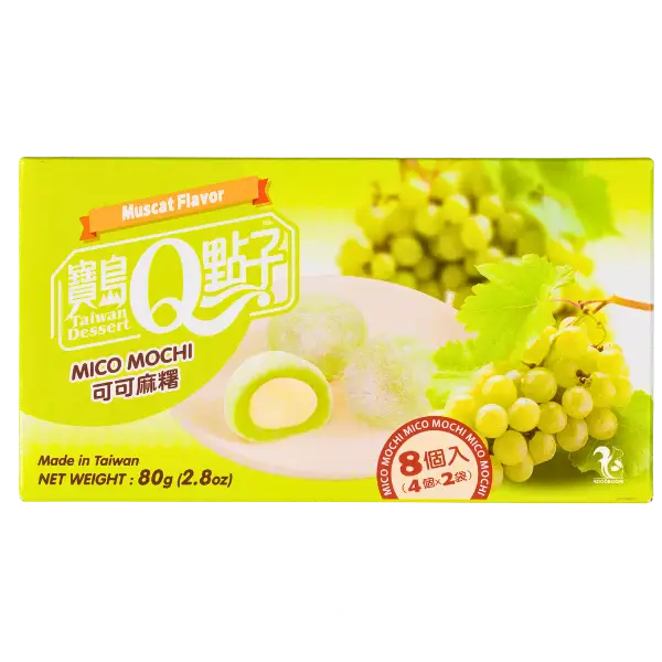 Японські тістечка мочі Q зі смаком винограду, 80г купити