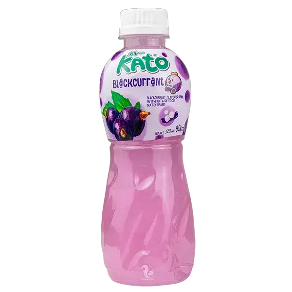 Напій з чорної смородини та кокосовим желе Kato, 320мл купити