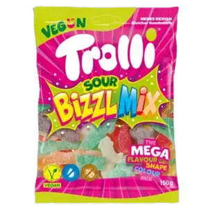Цукерки Желейні Trolli Bizzle Mix, 150г купити