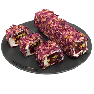 Турецький рахат-лукум №4 каркаде-горіхи, 100 г купити