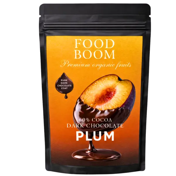 Слива у чорному бельгійському шоколаді, 120г купити