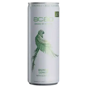 Напій енергетичний сильногазований соковий органічний Acao Айва Лимон, 250мл купити
