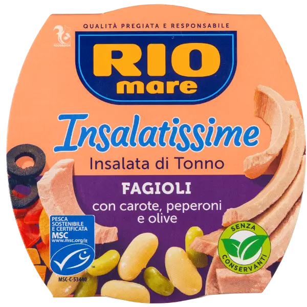 Салат Rio тунець з морквою, перцем та оливками, 160г купити