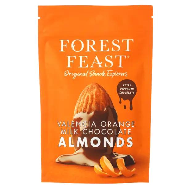 Мигдаль в молочному шоколаді з апельсином Forest Feast, 120г купити