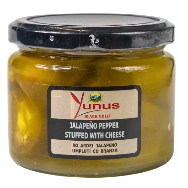 Перець халапеньо фарширований сиром Yunus, 300г купити