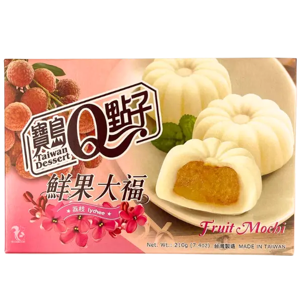 Японські тістечка Мочі Q (Лічі), 210г купити