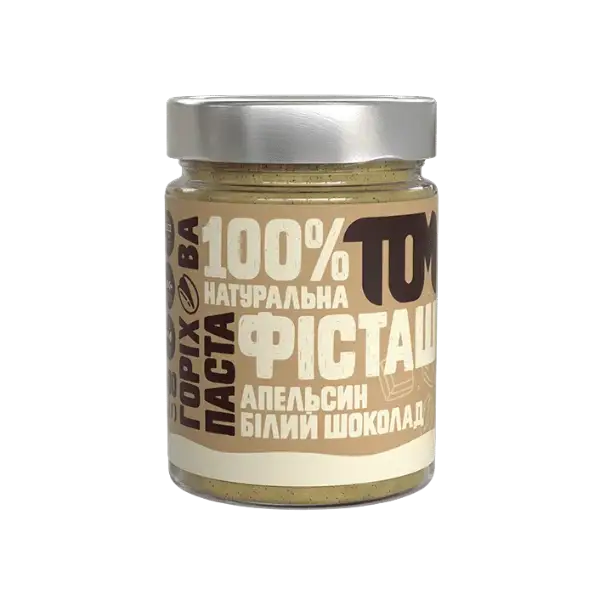 Фісташкова паста з апельсиновою цедрою та білим шоколадом, 300г купити