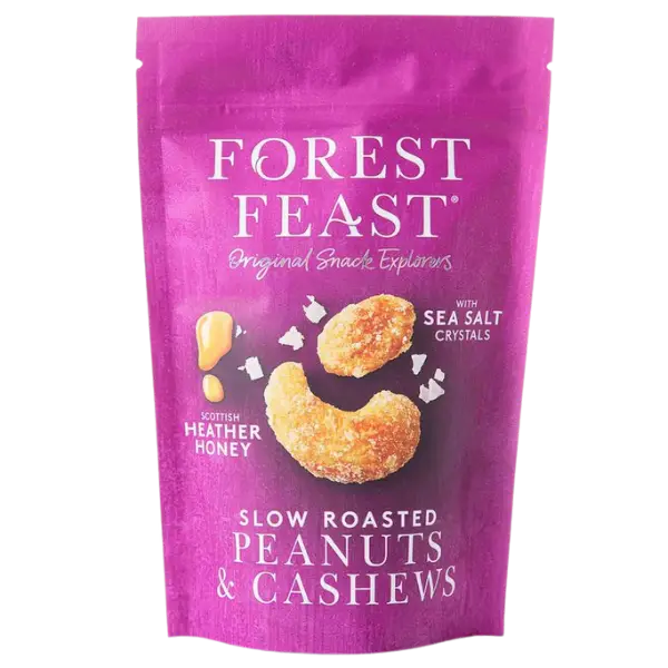 Суміш смажених арахісу і кеш'ю з вересковим медом Forest Feast, 120г купити