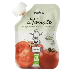Дитяче харчування Помідор пюре органічне Popote (з 4/6 місяців), 120г купити