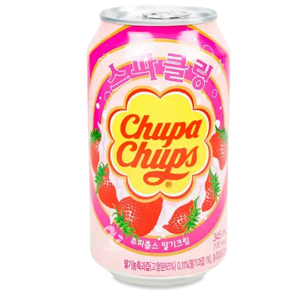 Напій газований Chupa Chups Полуниця, 345мл купити
