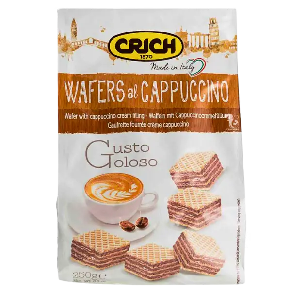 Вафлі з капучино Crich, 250г купити