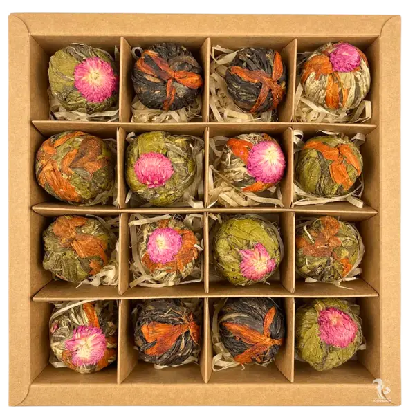 Подарунковий набір зв'язаних чаїв Квіткове диво, 150г купити