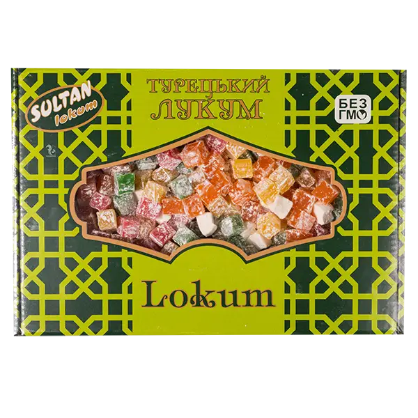 Турецький рахат-лукум Sultan фруктове асорті кубики, 1,5кг купити