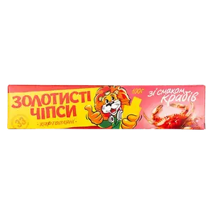 Чипси картопляні Золотисті зі смаком крабів, 100г купити