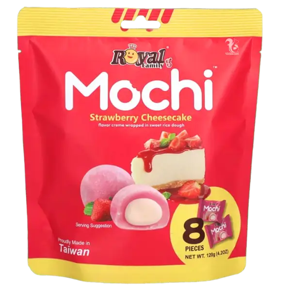 Японські тістечка Мочі (Полуничний чізкейк), 120г купити