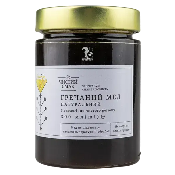 Гречаний мед натуральний, 300мл купити