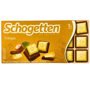 Білий шоколад Trilogia Schogetten, 100г купити