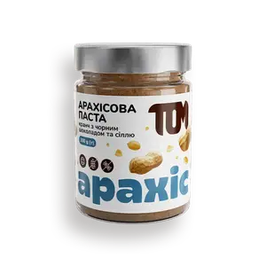 Арахісова паста кранч з чорним шоколадом та сіллю, 300г купити